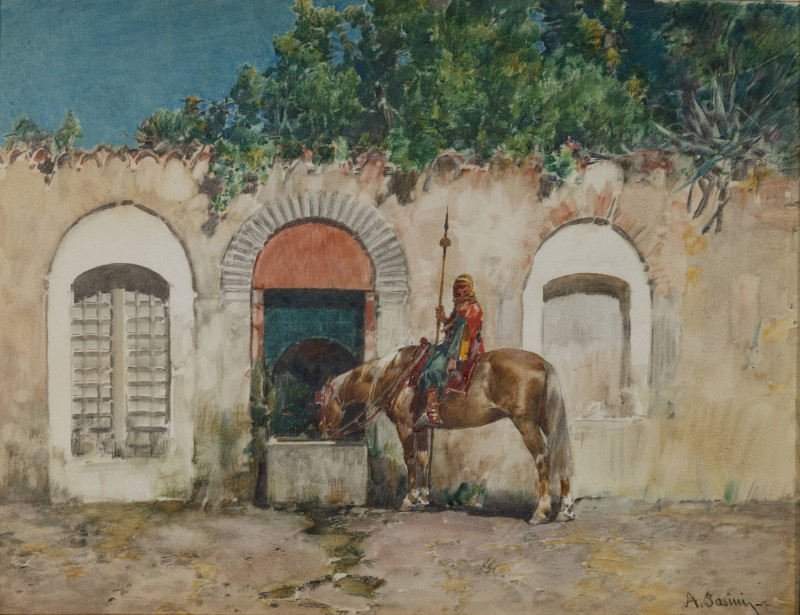 Alberto Pasini - Circassian Horseman