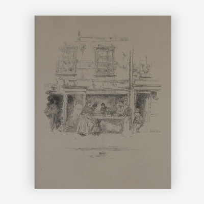 James Abbott McNeill Whistler - Maunders Fish Shop, Chelsea
