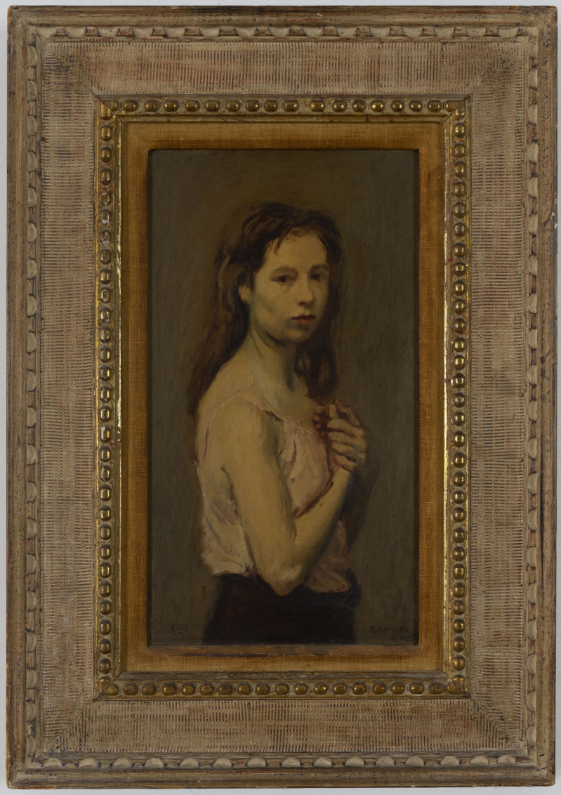 Raphael Soyer - Portrait of a girl