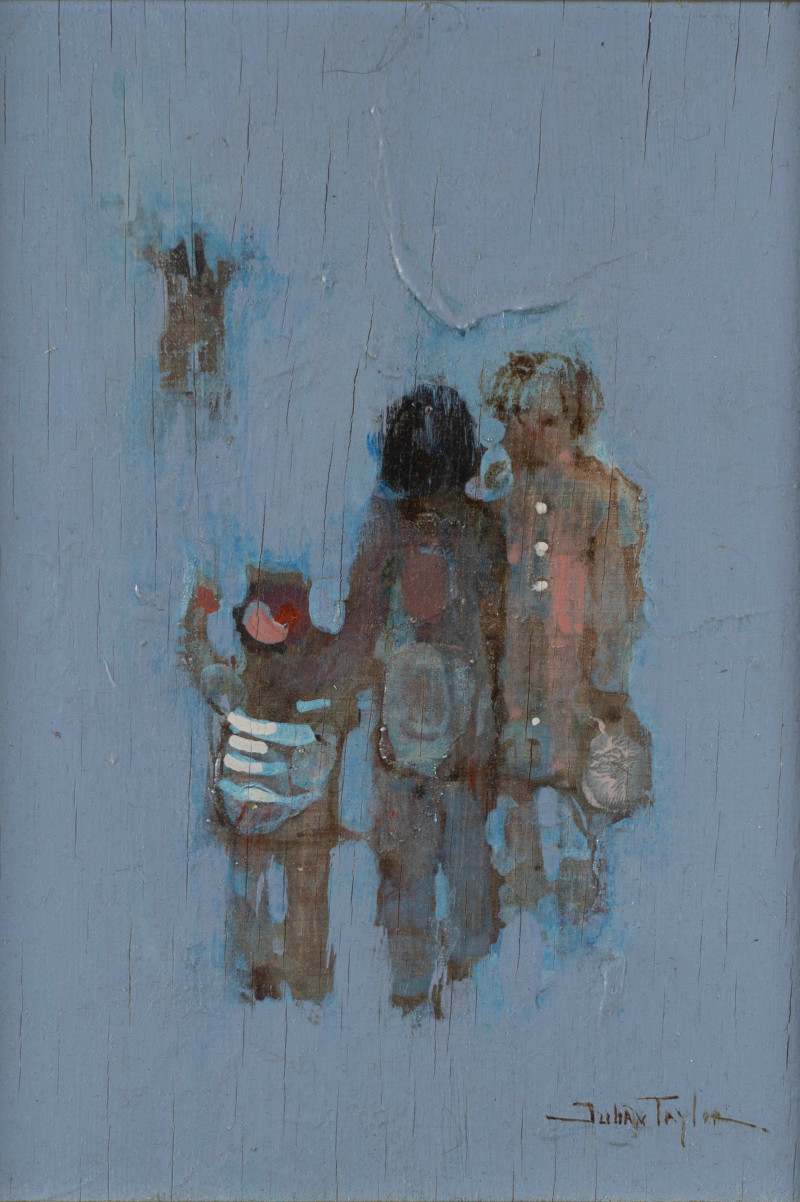 Julian Taylor - Children (Two paintings)