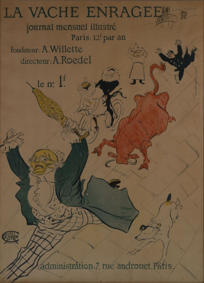 Henri de Toulouse-Lautrec - La Vache Enragee