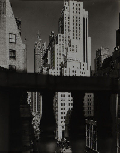 Image for Lot Berenice Abbott - Squibb Building with Sherry Netherland in background
