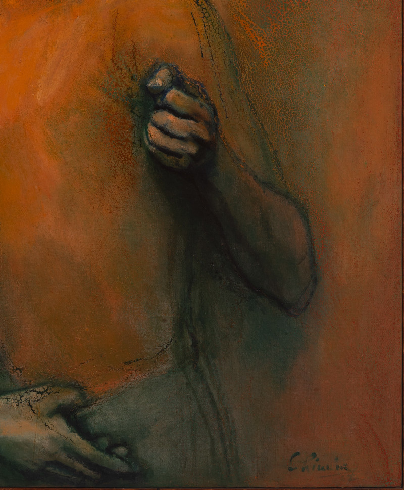 Symeon Shimin - Untitled (Portrait of a man)