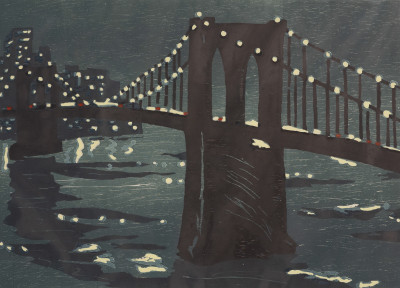Image for Lot Richard Bosman - East River Bridges IV (Brooklyn Bridge)