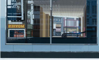 Richard Estes - Movies, Urban Landscapes No. III