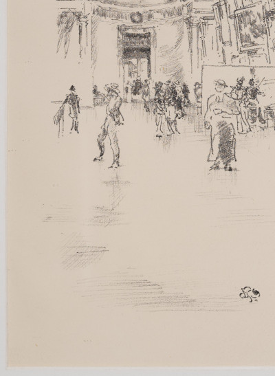 James Abbott McNeill Whistler - The Long Gallery, Louvre