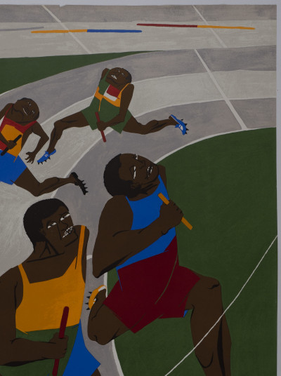 Jacob Lawrence - Untitled (Olympic Poster)