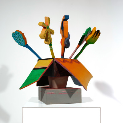 Ida Kohlmeyer - Untitled (Basket of Flowers)