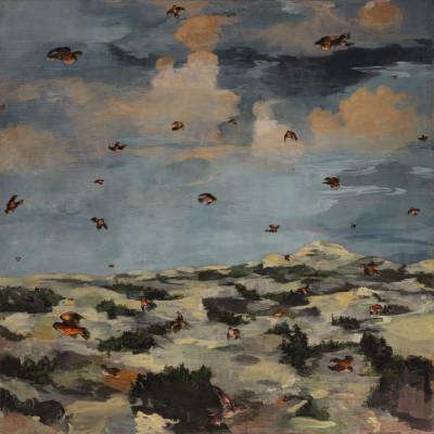 Image for Lot Leslie Lerner - My Life in France: The Sky Above my Home is Alive with Circling Red Birds