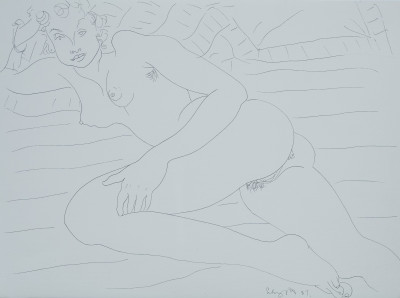 Image for Lot Ben Schonzeit - Untitled (Reclining Nude)
