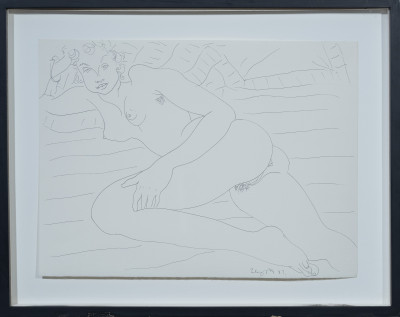 Ben Schonzeit - Untitled (Reclining Nude)