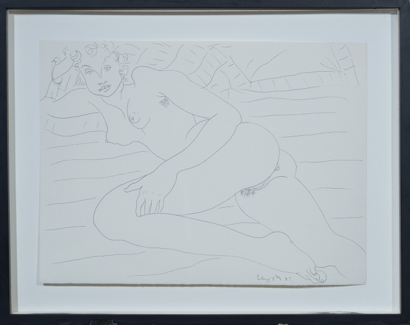 Ben Schonzeit - Untitled (Reclining Nude)