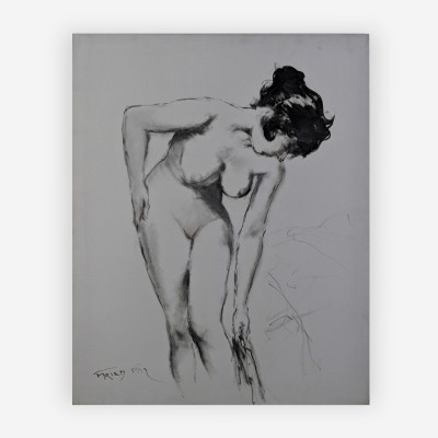 Image for Lot Pál Fried - Untitled (Nude, Black and White I)