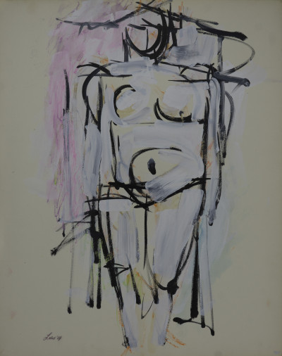 Image for Lot Michael Loew - Standing Female Nude