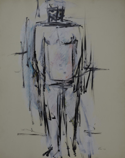 Image for Lot Michael Loew - Standing Male Nude