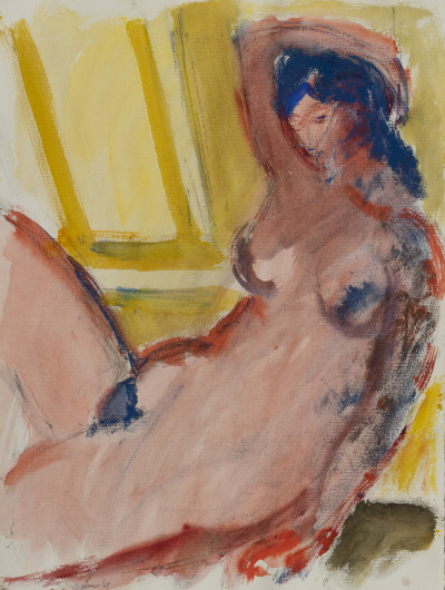 Michael Loew - Seated Pink Nude