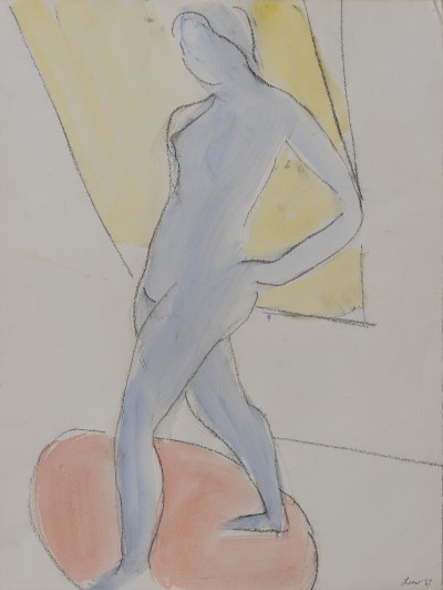 Image for Lot Michael Loew - Standing Gray Nude
