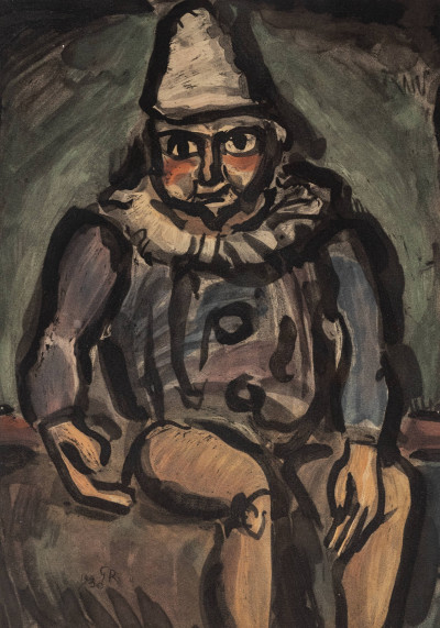 Image for Lot Georges Rouault - Seated Clown