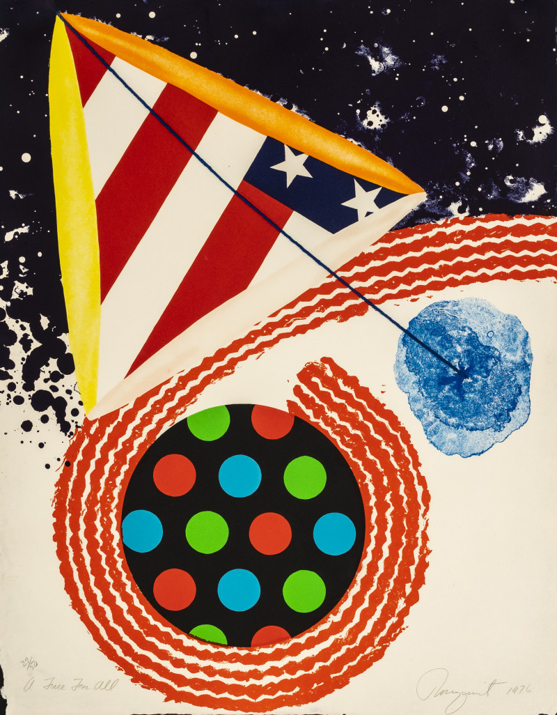 James Rosenquist - A Free For All (from ”An American Portrait, 1776-1976”)