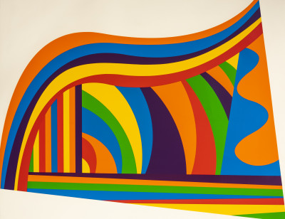 Image for Lot Sol LeWitt - Arcs and Bands in Color