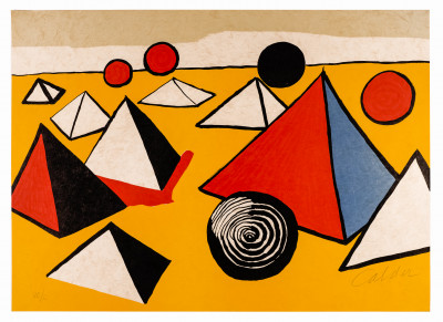 Alexander Calder - Pyramids and Circles