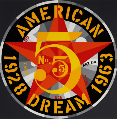 Image for Lot Robert Indiana - American Dream #5 (The Golden Five)