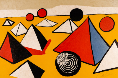 Image for Lot Alexander Calder - Pyramids and Circles