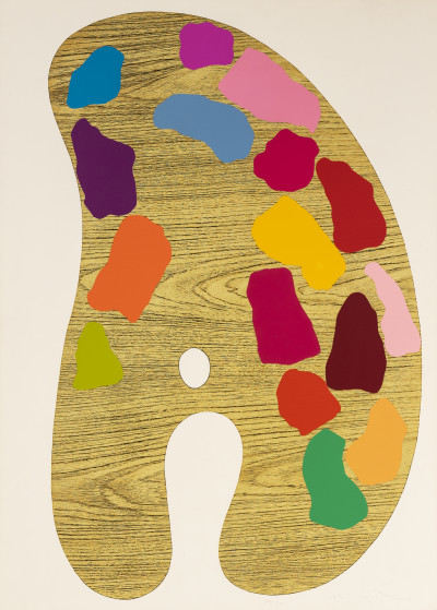 Jim Dine - Plate 2, from ”4 Palettes”
