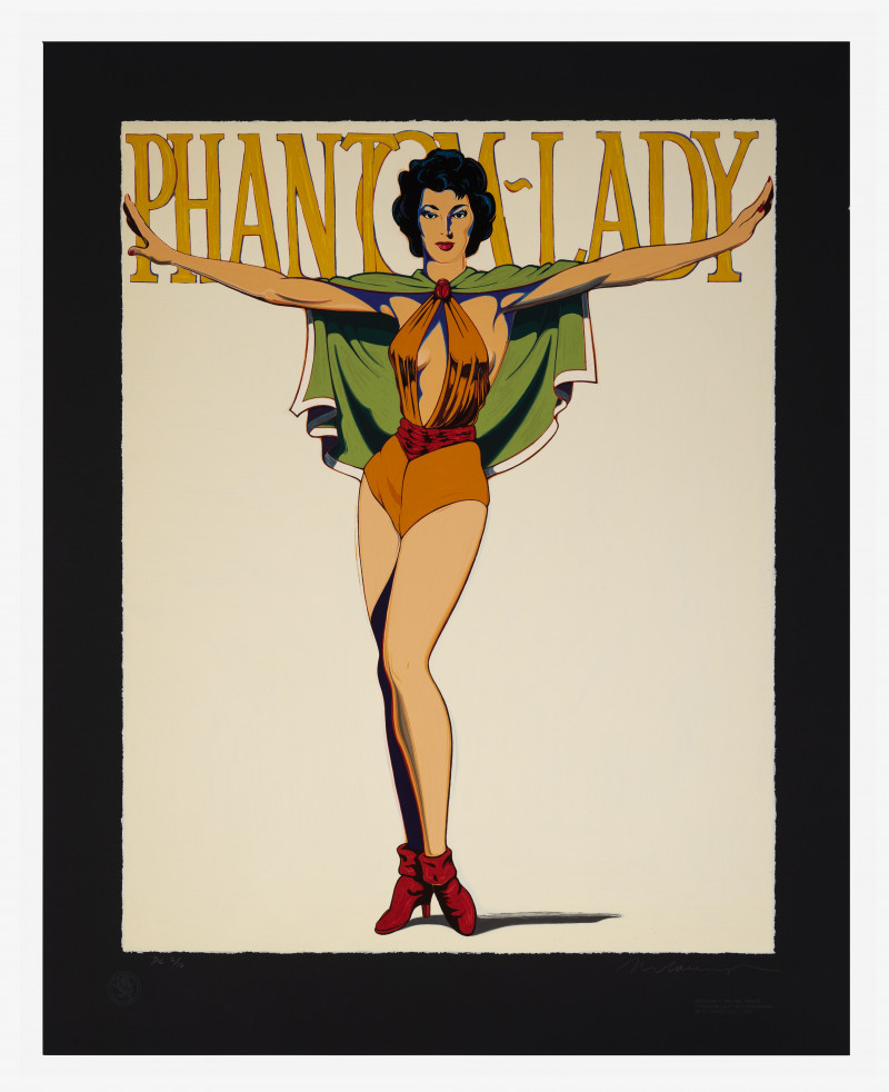 Mel Ramos - Phantom Lady (Black)