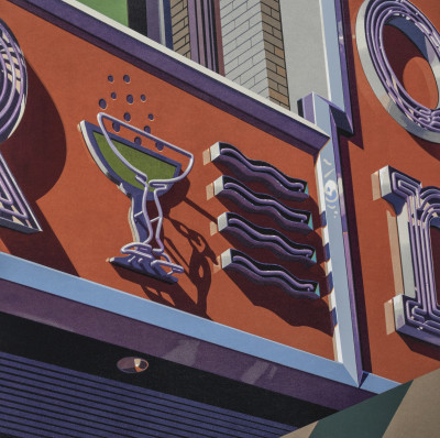 Image for Lot Robert Cottingham - Champagne, from the portfolio “American Signs”