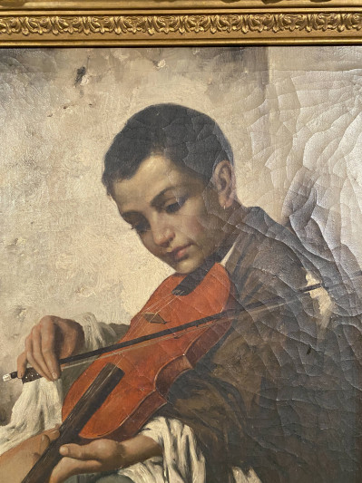 JL Ronay - Young Boy with Violin