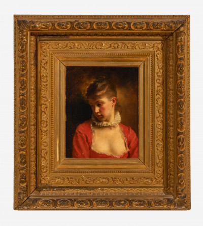 Gustave Jean Jacquet - Portrait of a woman