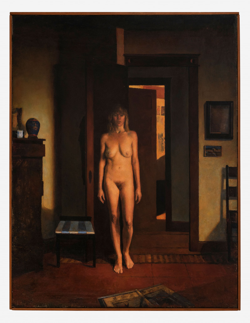 Stephen Brown - Woman Standing (Nude with Doors)