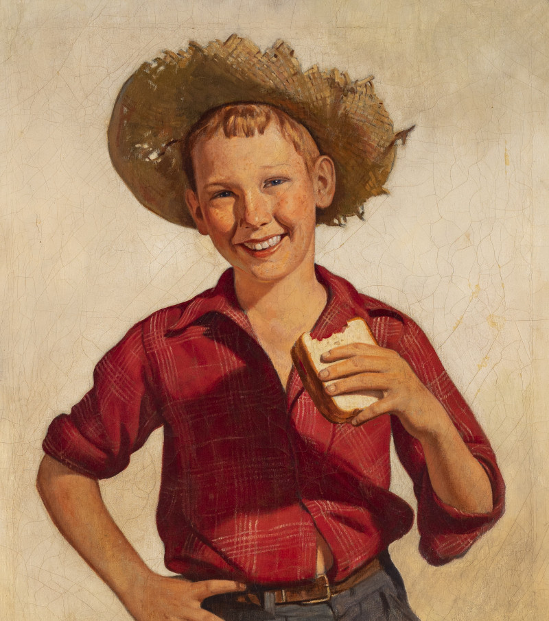 after Norman Rockwell - Country Boy