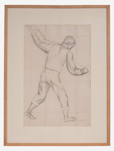 Michael Loew - Untitled (Study for WPA mural)