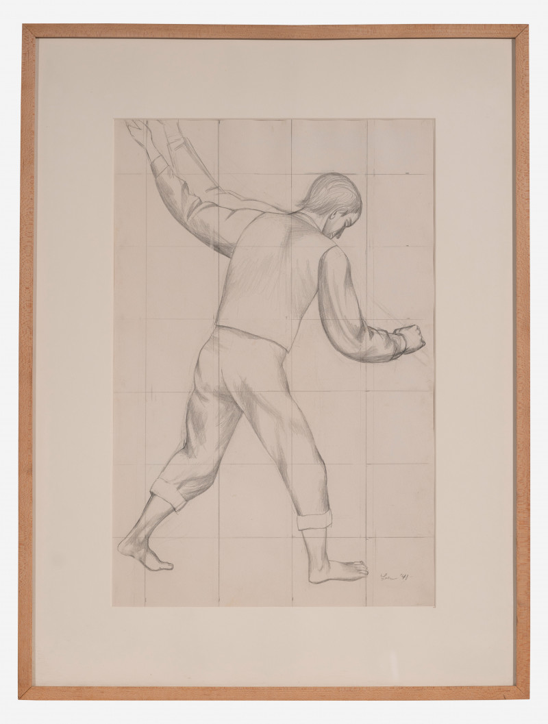 Michael Loew - Untitled (Study for WPA mural)