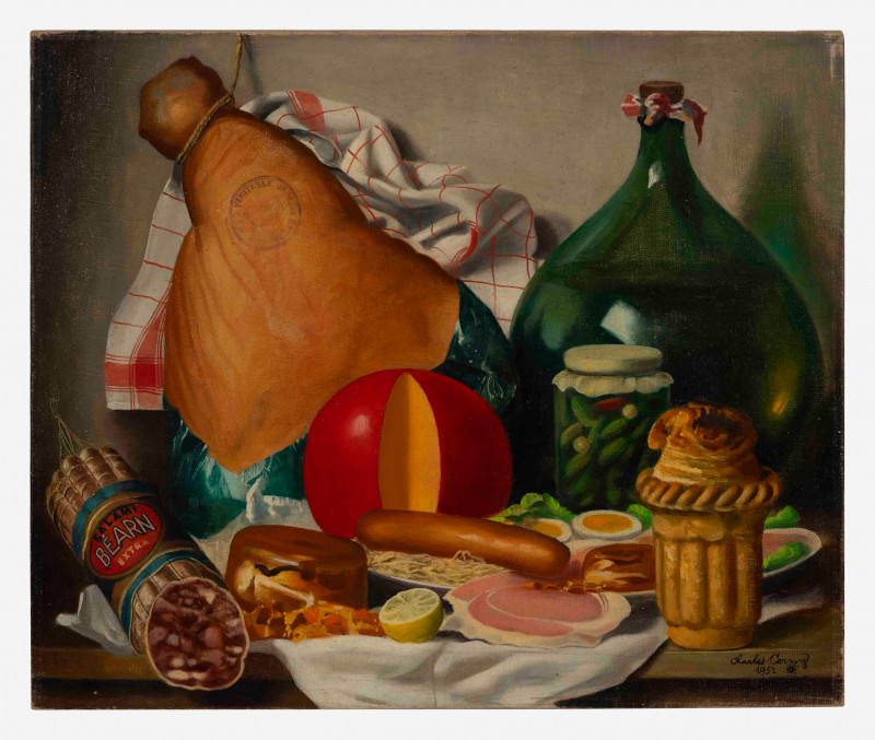 Charles Cerny - Still life with charcuterie