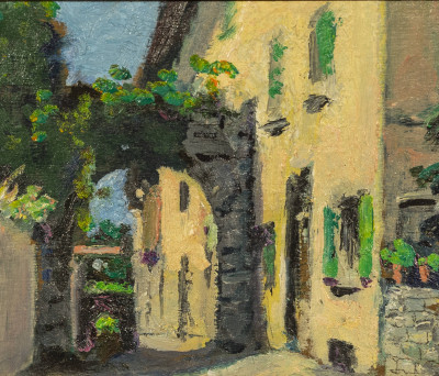 Image for Lot Eugen Spiro - Farmhouse Archway