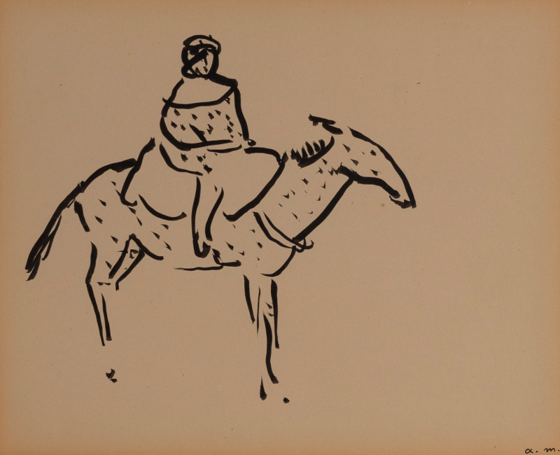 Albert Marquet - Woman on donkey