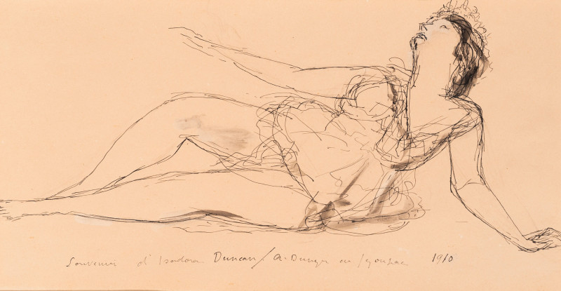 Andre Dunoyer de Segonzac - Isadora Duncan Study III