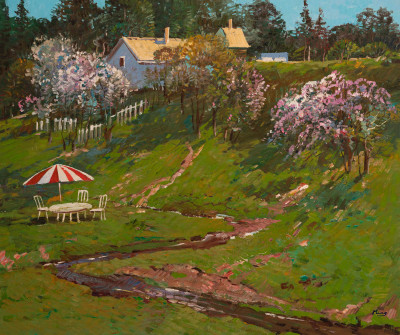 Image for Lot Ming Feng - Spring Blossoms by the Brook