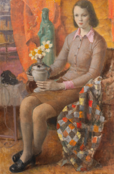 Image for Lot Bela Kontuly - Holding the Flowers (Bela Kontuly's wife Fuchs Hajnalka)