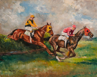 Image for Lot Pál Fried - Horse Race