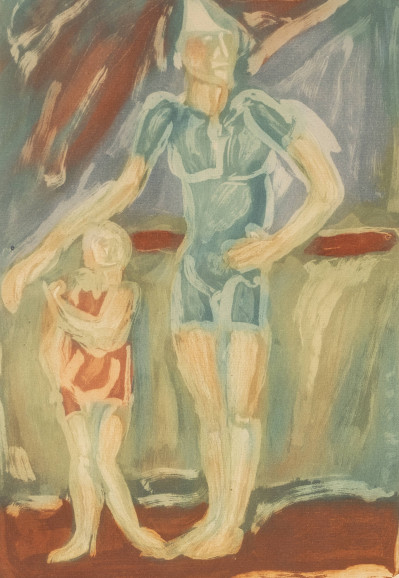 after Georges Rouault - Acrobat and Child