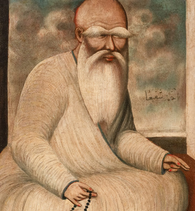 Image for Lot Persian School - Seated Figure