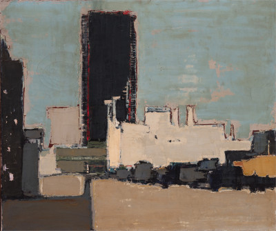 Image for Lot Benoît Gilsoul - Untitled (Abstract cityscape II)