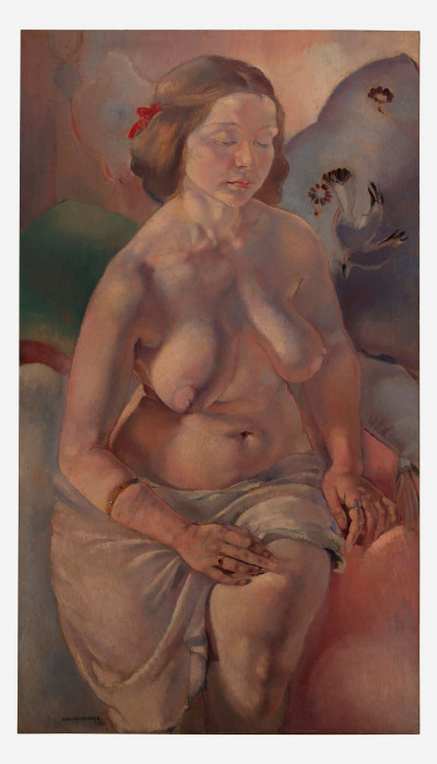 Clara Klinghoffer - Untitled (Portrait of a nude woman)