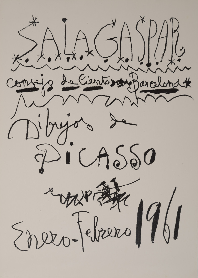 Pablo Picasso - Drawings by Picasso/ Dibujos de Picasso - Sala Gaspar, Barcelona, January-February 1961, April 1961 (4)