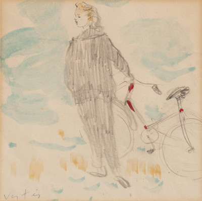 Marcel Vertès - Untitled (Bike ride)