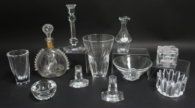 Image for Lot Glass Group - Baccarat, Steuben, Orrefors, Tiffany